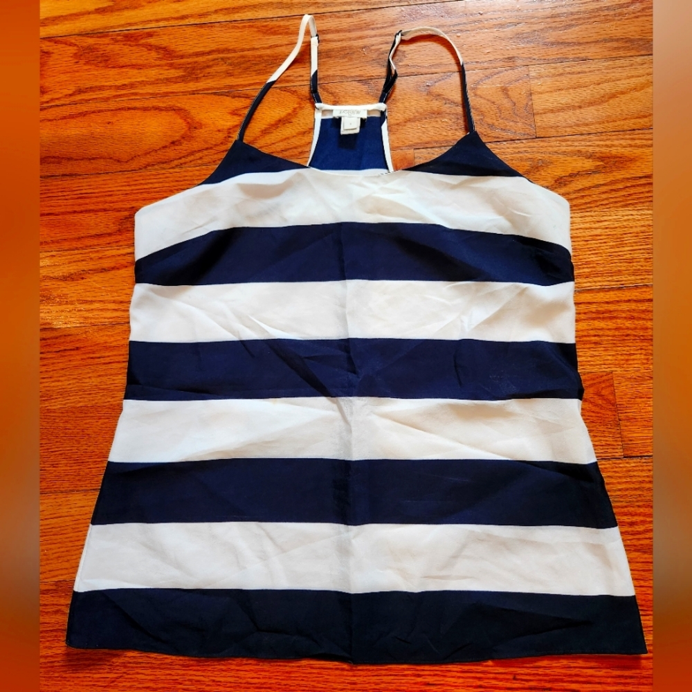 J.crew nautical tank top. Size 8
